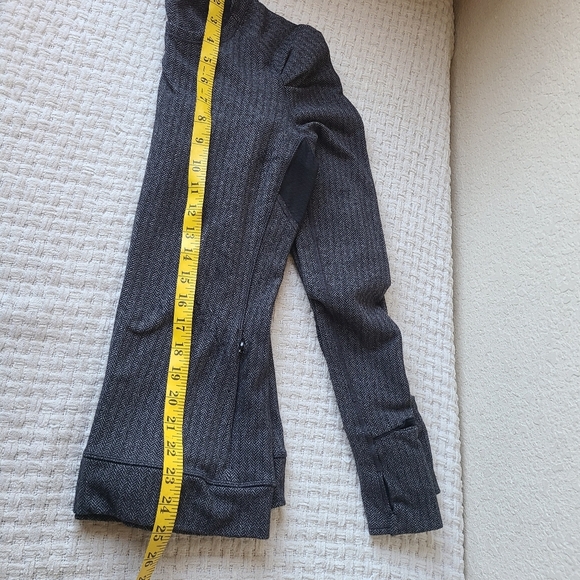 Womens Lululemon Long Sleeve Swiftly Tech Top 1 Heathered Black Size 4 - Picture 6 of 9